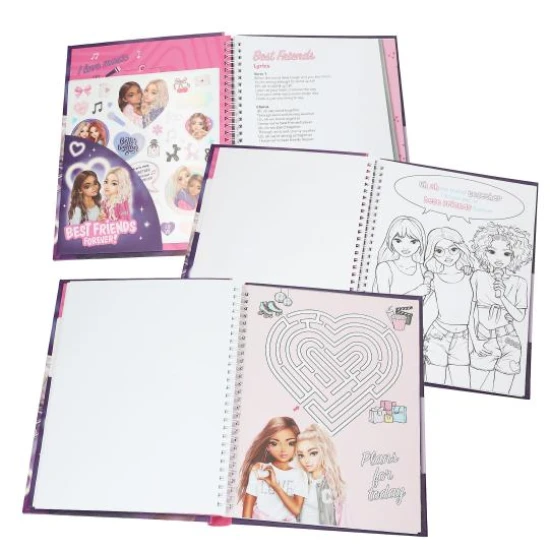 Omalovánky TOPModel s LED světlem a zvukem MY BFF Depesche