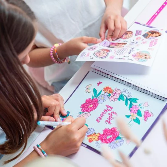 Omalovánky TOPModel s LED světlem a zvukem MY BFF Depesche