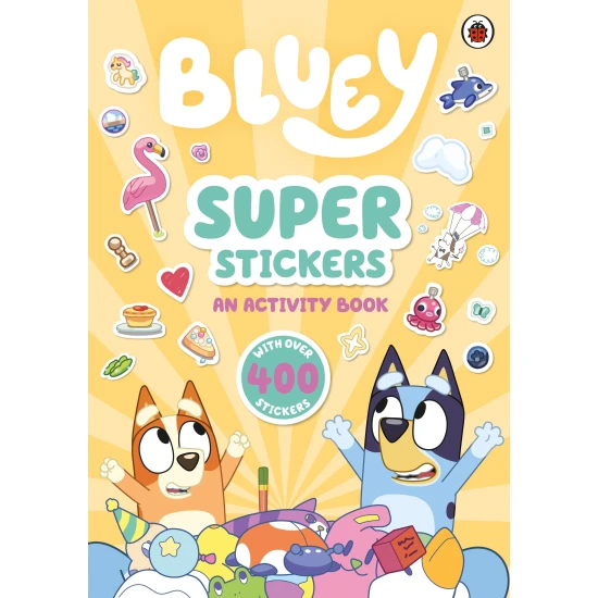 Více než 400 samolepek s Bluey a Bingem v této interaktivní knize