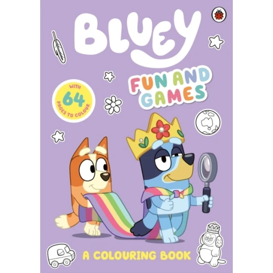 Zábavná omalovánka s Bluey pro dlouhé hodiny tvoření