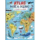 Atlas moří a oceánů se stovkami samolepek - Sun 9788076876668