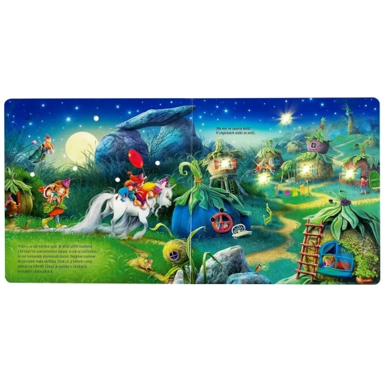 Kouzelný pohádkový příběh o jednorožci Polárce a jejích narozeninách v lese Přání