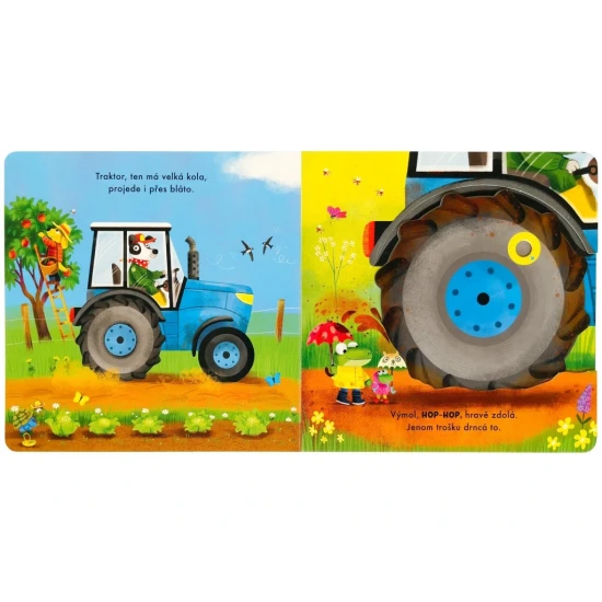 Traktor na farmě – Pohyblivé leporelo pro malé děti