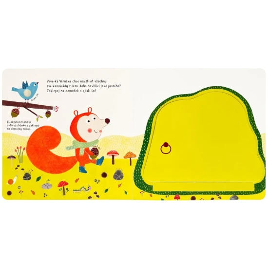 Veverka Věruška – Interaktivní zvuková kniha pro děti o lesních kamarádech