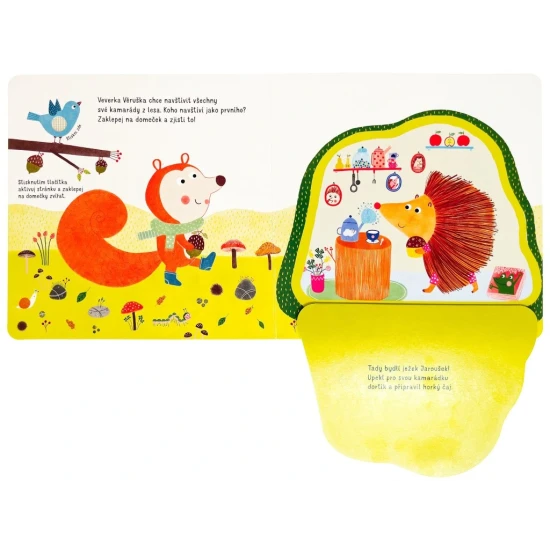 Veverka Věruška – Interaktivní zvuková kniha pro děti o lesních kamarádech