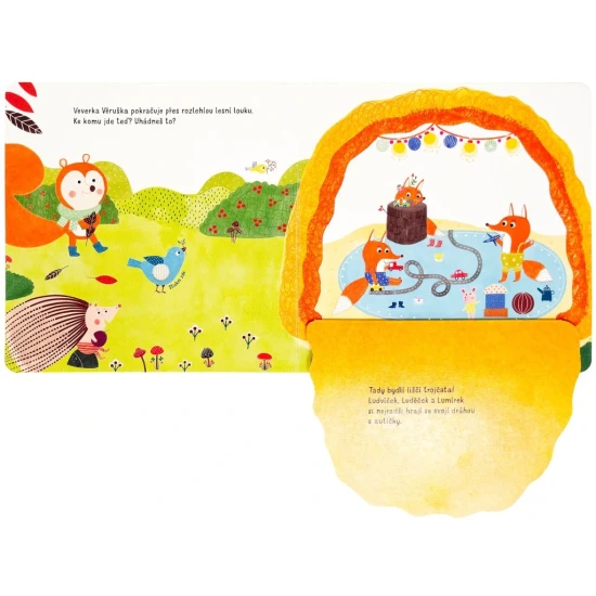 Veverka Věruška – Interaktivní zvuková kniha pro děti o lesních kamarádech