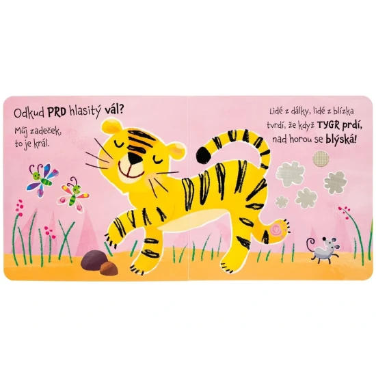 Zvuková prdící knížka 