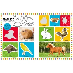 Zvířata 100 slov - Kniha aktivit se samolepkami