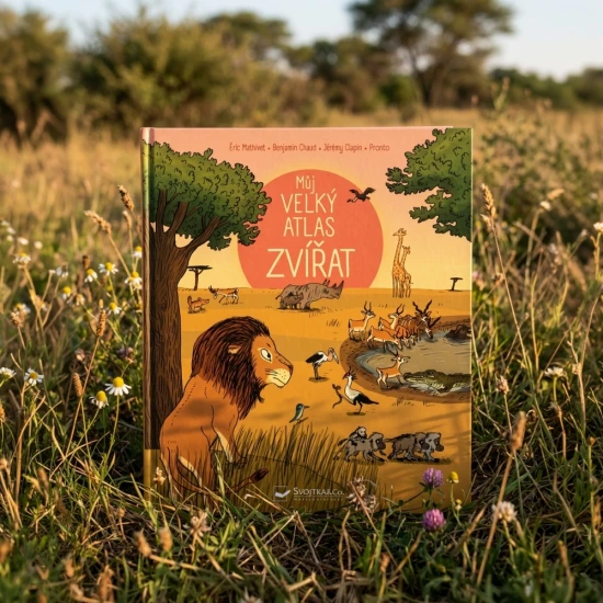 Můj velký atlas zvířat s mapami a originálními ilustracemi vás seznámí vás s životem a přirozeným prostředím živočichů z celého světa.