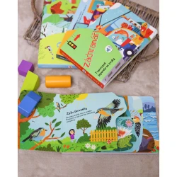 Tvarované leporelo se zvuky Léto