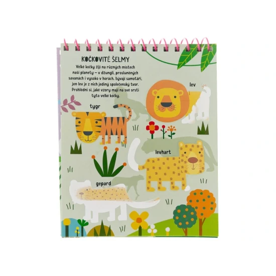 Kouzelné malování Divočina Kouzelné malování Divočina – Vybarvuj znovu a znovu jen s vodou!