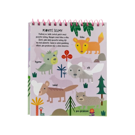 Kouzelné malování Divočina Kouzelné malování Divočina – Vybarvuj znovu a znovu jen s vodou!