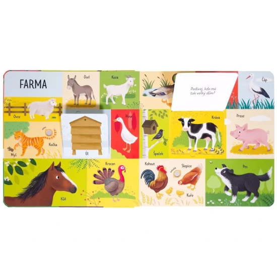 101 prvních slov – Kniha plná zvuků a zvířecích překvapení