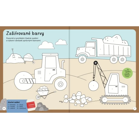 Svojtka Moje báječné staveniště Kniha samolepkových aktivit Moje báječné staveniště – Samolepková zábava pro malé stavitele