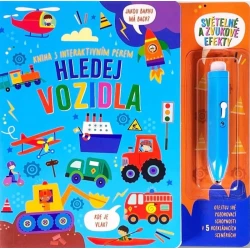 Kniha s interaktivním perem Hledej vozidla Kniha s interaktivním perem Hledej vozidla