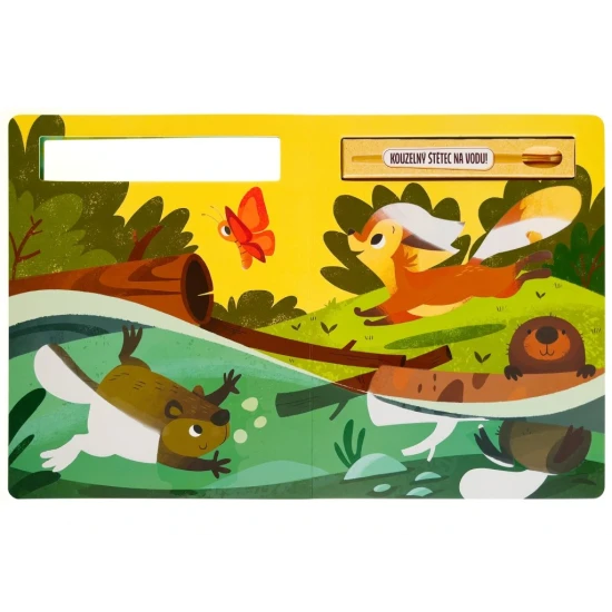 Nech ožít barvy – kouzelné malování lesních zvířat