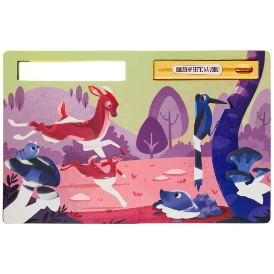 Nech ožít barvy – kouzelné malování lesních zvířat