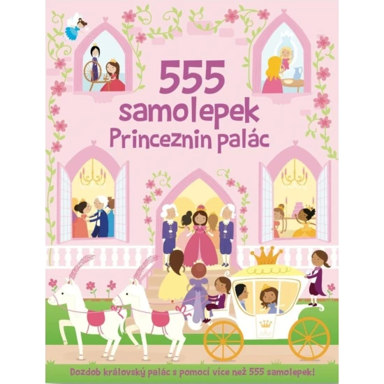 Samolepková knížka Princeznin palác, která rozvíjí fantazii i jemnou motoriku
