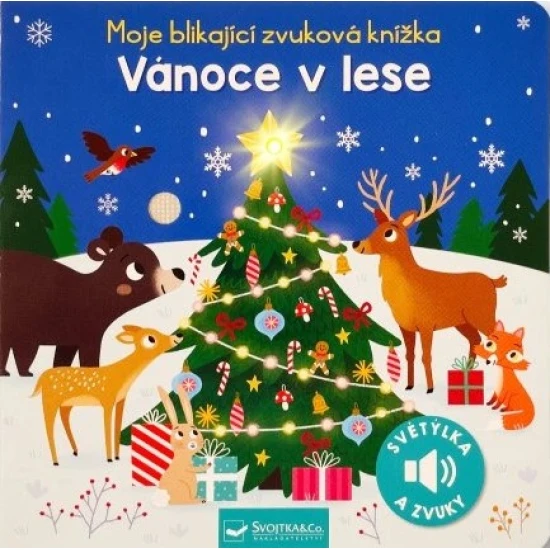 Vánoce v lese: Blikající zvuky a kouzelná atmosféra pro děti