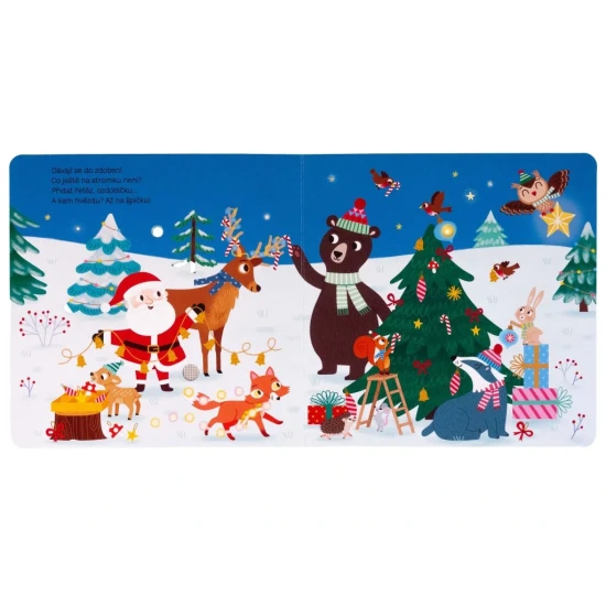 Vánoce v lese: Blikající zvuky a kouzelná atmosféra pro děti