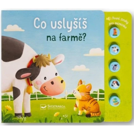 Co uslyšíš na farmě? První zvuky pro miminko