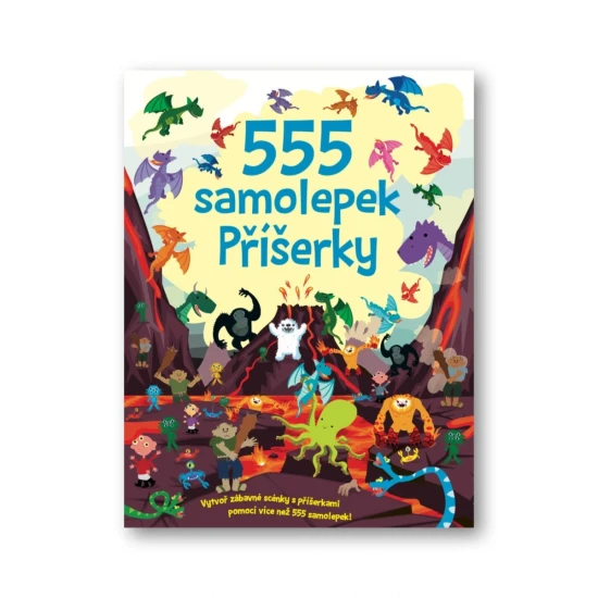 555 samolepek Příšerky