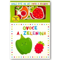 Malé dítě se učí Ovoce a zelenina