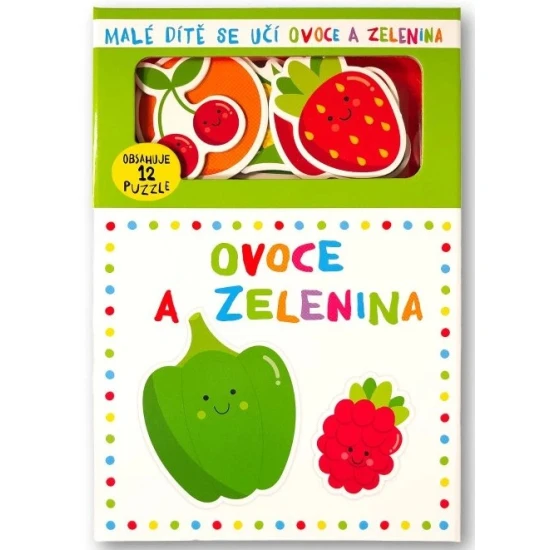 Malé dítě se učí Ovoce a zelenina