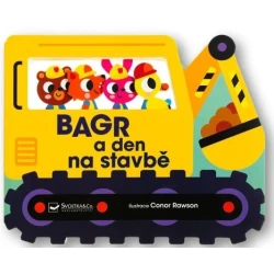 Bagr a den na stavbě