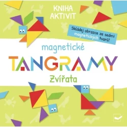Kniha aktivit magnetické TANGRAMY Zvířata