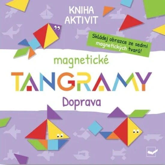 Magnetické tangramy s dopravními prostředky pro malé objevitele