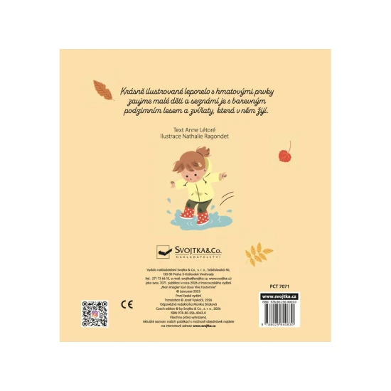 Svojtka & Co. Moje měkoučká kniha Les na podzim – model 8495
