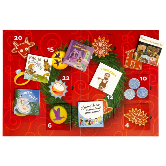 Adventní kalendář Tradiční české a slovenské pohádky - Svojtka 9788025640906