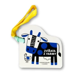 Zvířata z farmy - Kontrastní leporelo k zavěšení