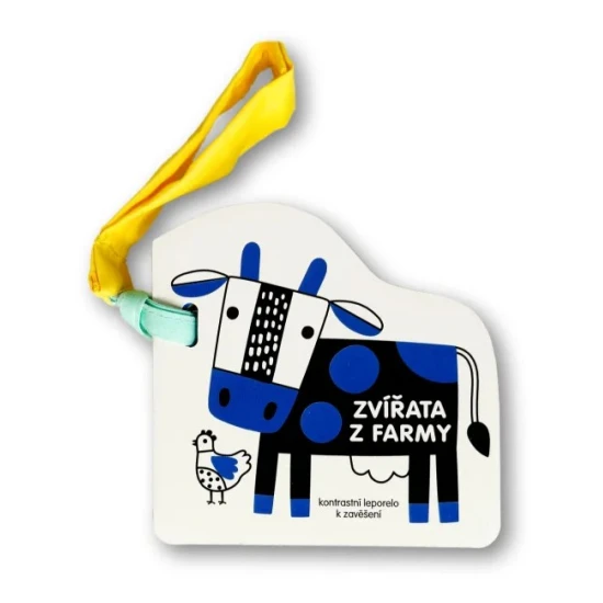 Zvířata z farmy - Kontrastní leporelo k zavěšení - Svojtka & Co. 9788025640678