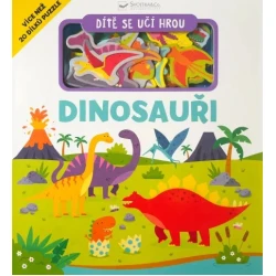 Dítě se učí hrou Dinosauři