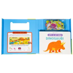 Dítě se učí hrou Dinosauři