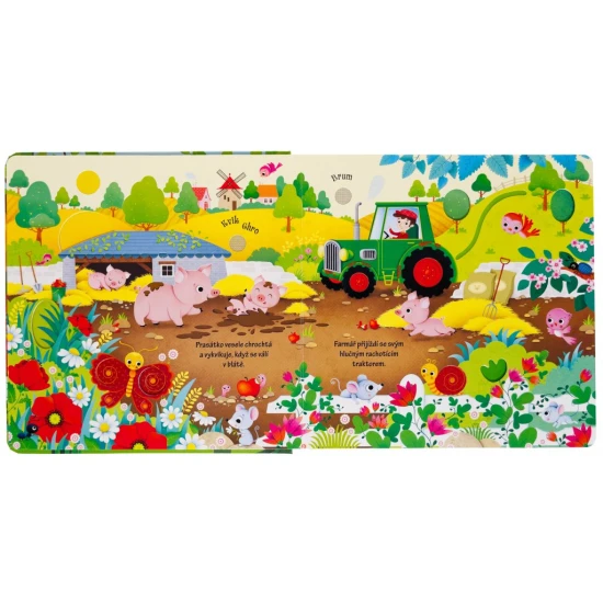 Malé děti se potěší z knihy, ve které budou mít selský dvůr na jednom místě i spolu se zvukem.