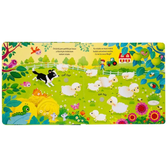 Malé děti se potěší z knihy, ve které budou mít selský dvůr na jednom místě i spolu se zvukem.