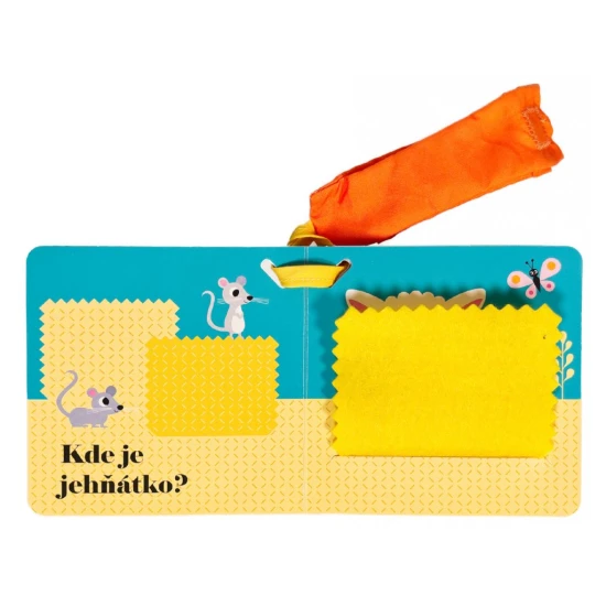 Roztomilá knížka se schovanými zvířátky pro nejmenší děti.