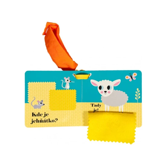 Roztomilá knížka se schovanými zvířátky pro nejmenší děti.