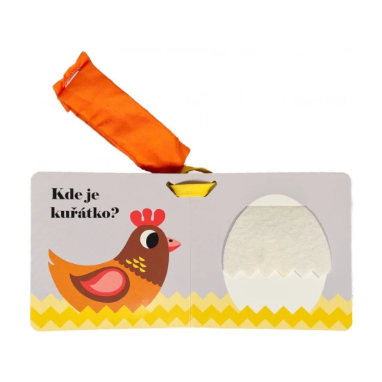 Roztomilá knížka se schovanými zvířátky pro nejmenší děti.