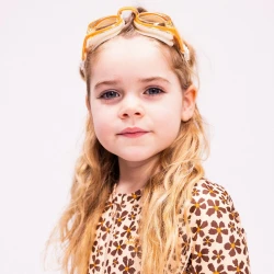 Plavecké brýle pro děti Beige Leopard