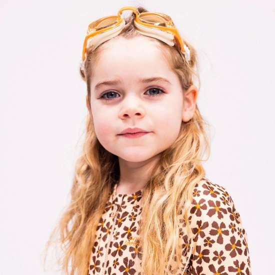 Plavecké brýle pro děti Beige Leopard
