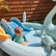 Nafukovací bazén se skluzavkou Dino 210 cm