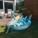 Nafukovací bazén se skluzavkou Dino 210 cm