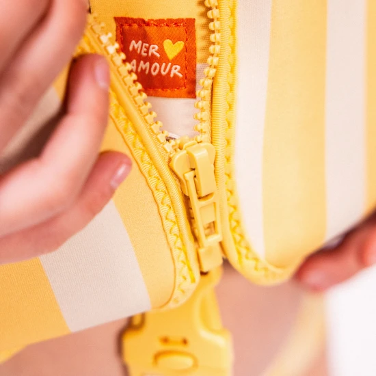 Plavecká vesta Swim Essentials Yellow Flower pro děti 3–6 roky