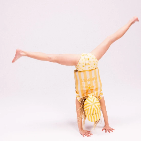 Plavecká vesta Swim Essentials Yellow Flower pro děti 3–6 roky