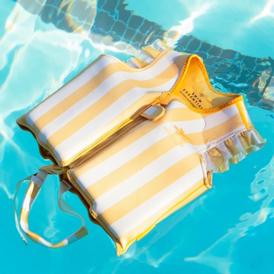 Plavecká vesta Swim Essentials Yellow Flower pro děti 3–6 roky
