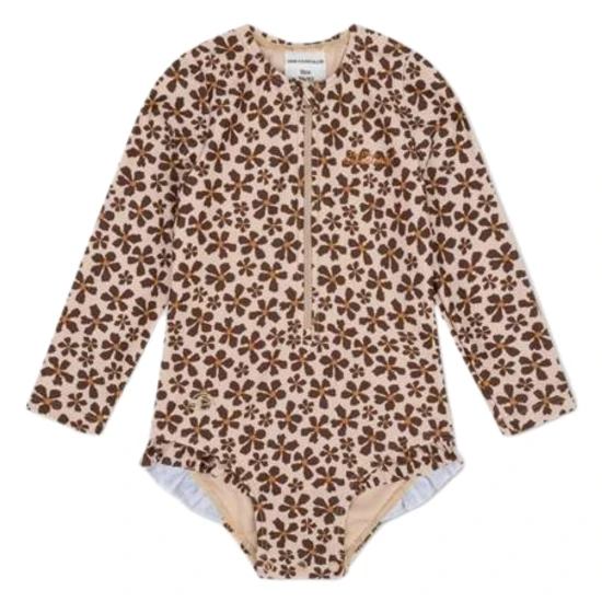 Plavky s dlouhým rukávem s UPF 50+ Wild Flower